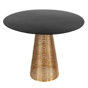 Designerski stolik pomocniczy Scotch z podstawą z drutu Ø55xH46cm Kayoom