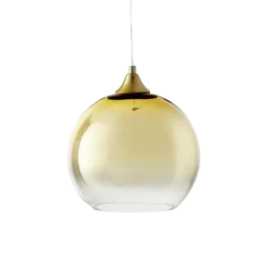 Lampa sufitowa wisząca ze szklanym kolorowym kloszem Mineleo Ø25cm