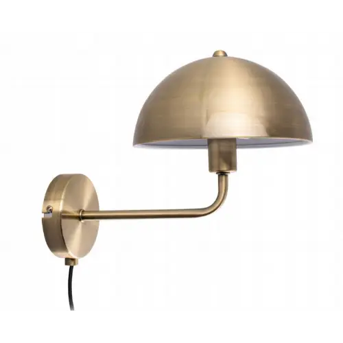 Lampa ścienna Kinkiet metalowy antyczny złoty Bonnet