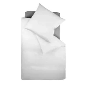 Ekskluzywna pościel Fleuresse Interlock - Jersey Biała 2 el 135×200 / 80x80