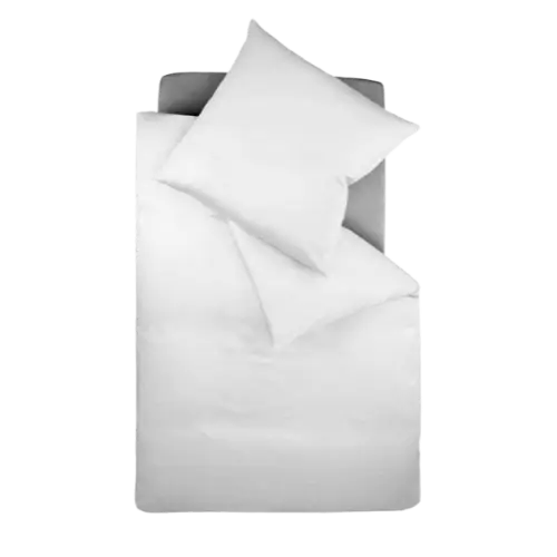 Ekskluzywna pościel Fleuresse Interlock - Jersey Biała 2 el 135×200 / 80x80