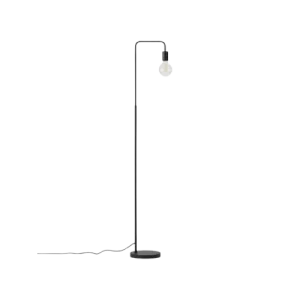 Lampa do czytania z metalu Flow czarna H153cm