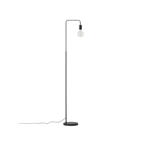 Lampa do czytania z metalu Flow czarna H153cm