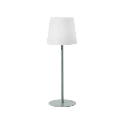 Lampa stołowa z funkcją przyciemniania Fausta szałwiowy zielony Ø13H37cm