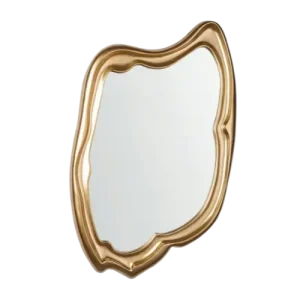 Lustro ścienne Felipe w złotej fantazyjnej ramie 60x100cm Bizzotto