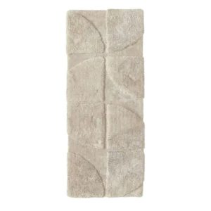 Chodnik dywan z długim włosiem z wypukłą strukturą Jade beżowy 80x200cm