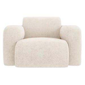 Fotel wypoczynkowy Lola szenilowy beżowy 105x95x72cm Windsor & Co