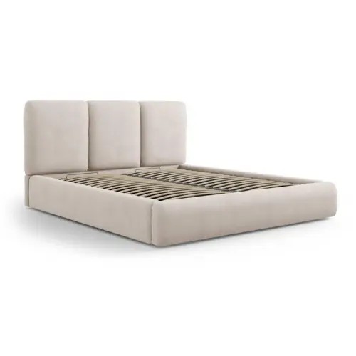 Łóżko podwójne ze schowkiem i zagłówkiem Horizon Windsor&Co 200x200cm