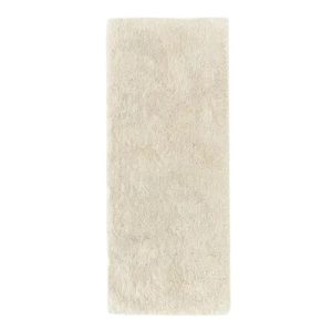 Puszysty chodnik dywan z długim włosiem Leighton kremowobiały 80x250cm