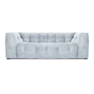 Sofa kanapa 3-os. Vesta z aksamitu jasny niebieski 236x102x68cm Windsor&Co