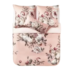 Poszwa na kołdrę z satyny bawełnianej Blossom motyw kwiatowy 135x200cm