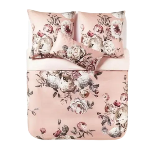 Poszwa na kołdrę z satyny bawełnianej Blossom motyw kwiatowy 135x200cm