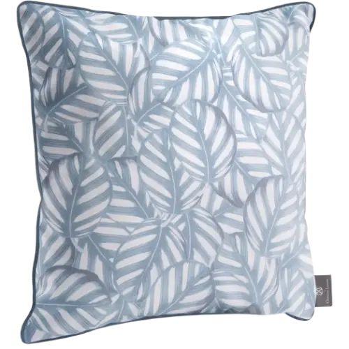 Poduszka dekoracyjna Velvet Liście niebieska 50x50x14cm Christiana Lacroix