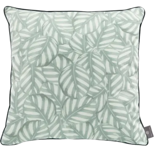 Poduszka dekoracyjna Velvet Liście zielona 50x50x14cm Christiana Lacroix