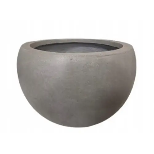 Okrągła gliniana doniczka osłonka J-Line by Jolipa Ø30xH22,5cm