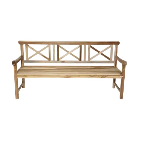 Ławka ogrodowa Lønstrup 4-os. z drewna tekowego 180cm Da'core